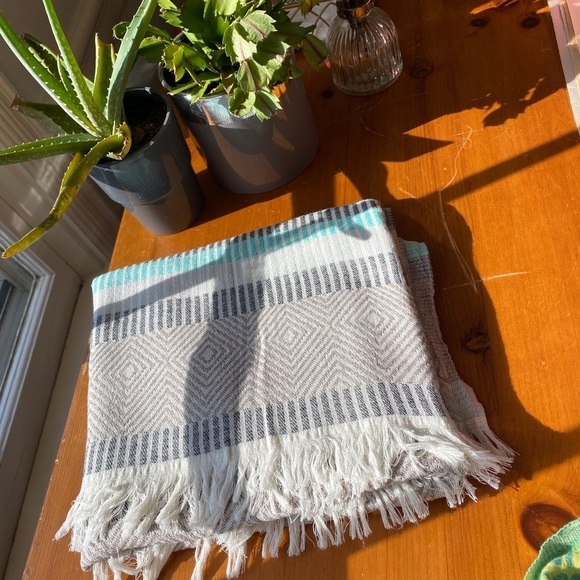 Sensitive Skin Organic Cotton Travel Throw Wrap Swim Sarong Multifunctional NEW! - Picture 6 of 16